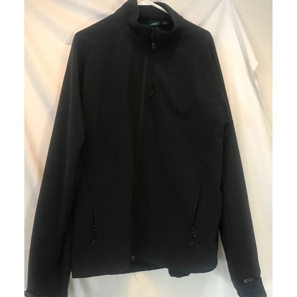 EASTERN MOUNTAIN SPORTS Endo therm Black Soft Shell Jacket men's size LARGE - Picture 1 of 10